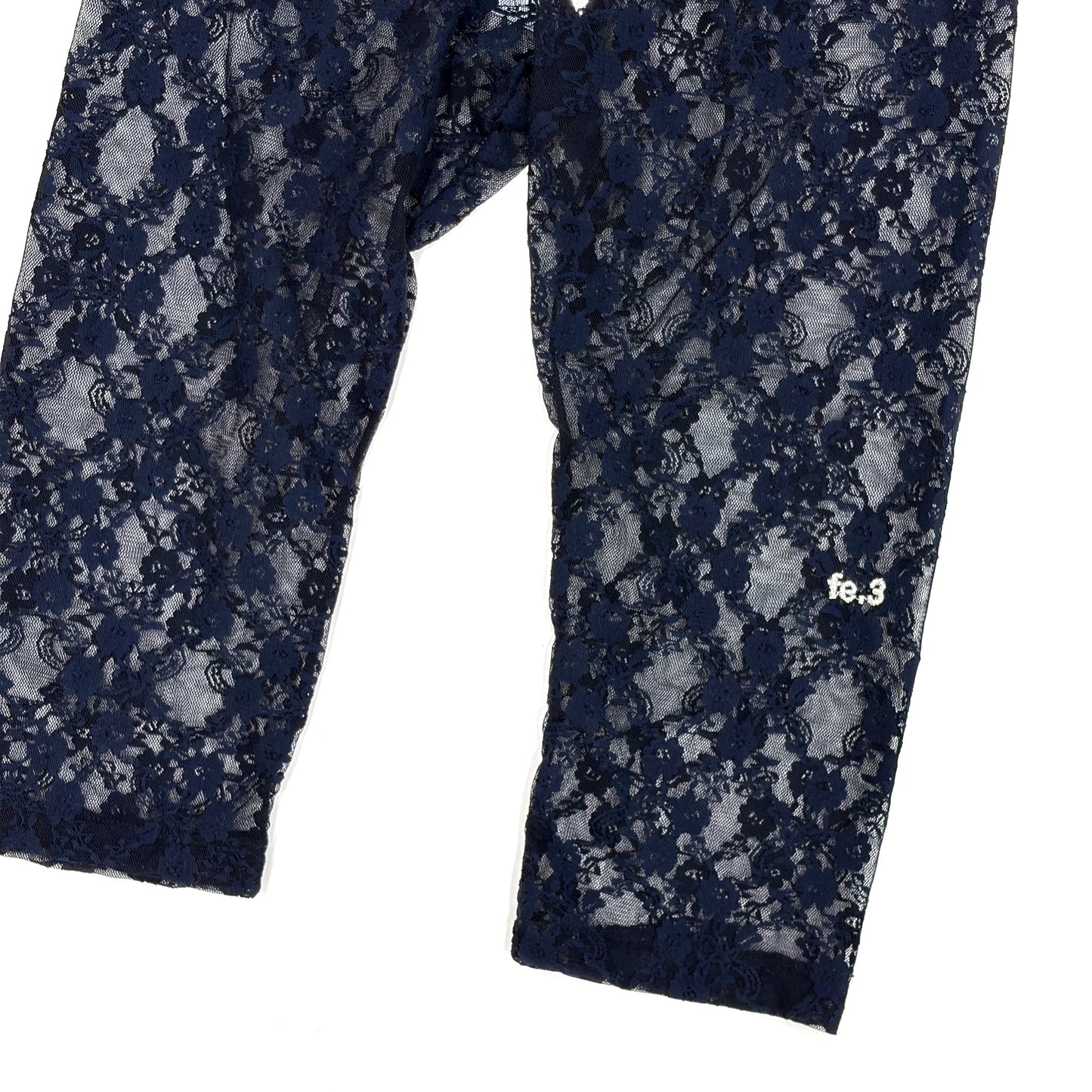 [fe.3] lace half leggings / navy / レースハーフレギンス