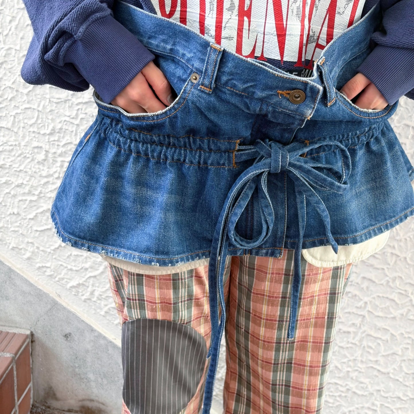 MINI DENIM SKIRT / BLUE / ミニデニムスカート