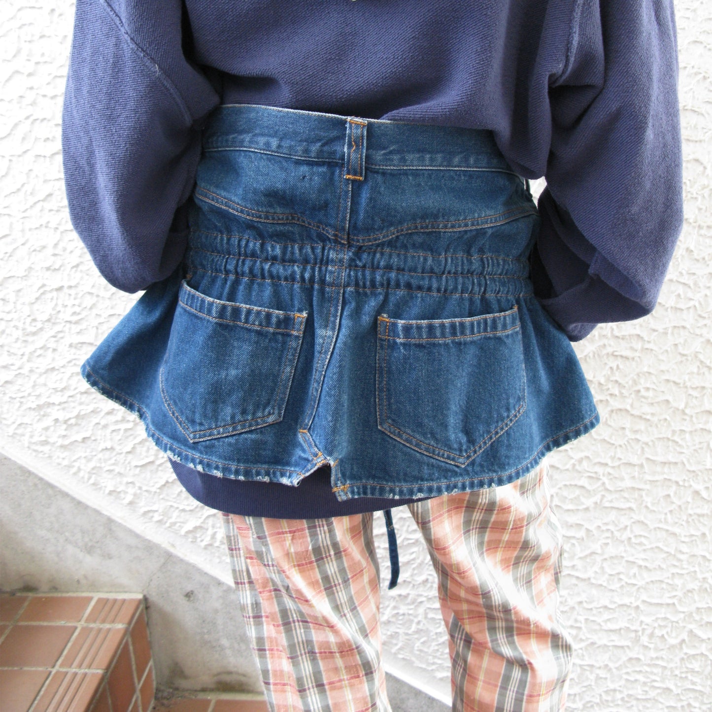 MINI DENIM SKIRT / BLUE / ミニデニムスカート