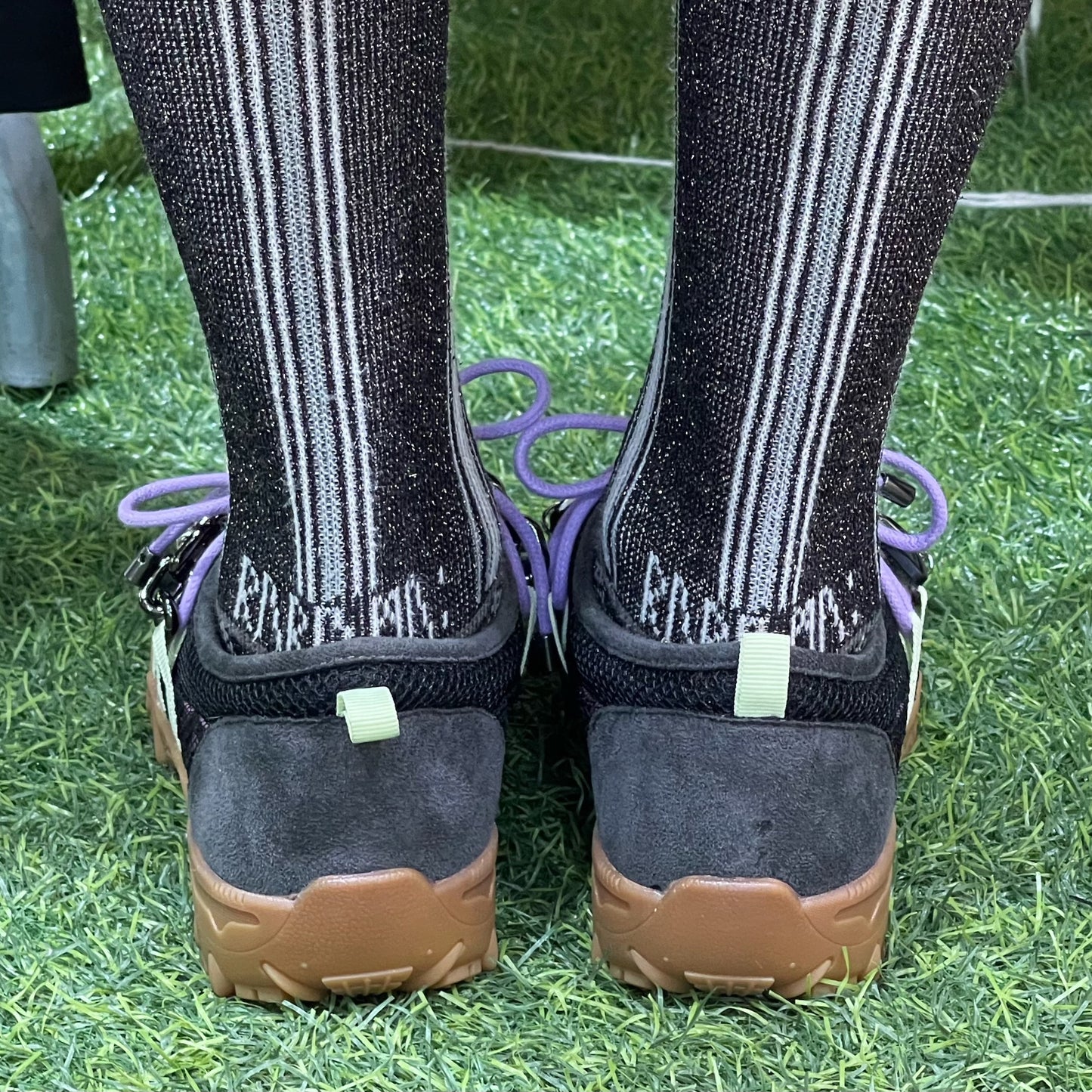 【貴和製作所xyushokobayashi】kiwa special sneaker DREAM / Black/lace / 24cm