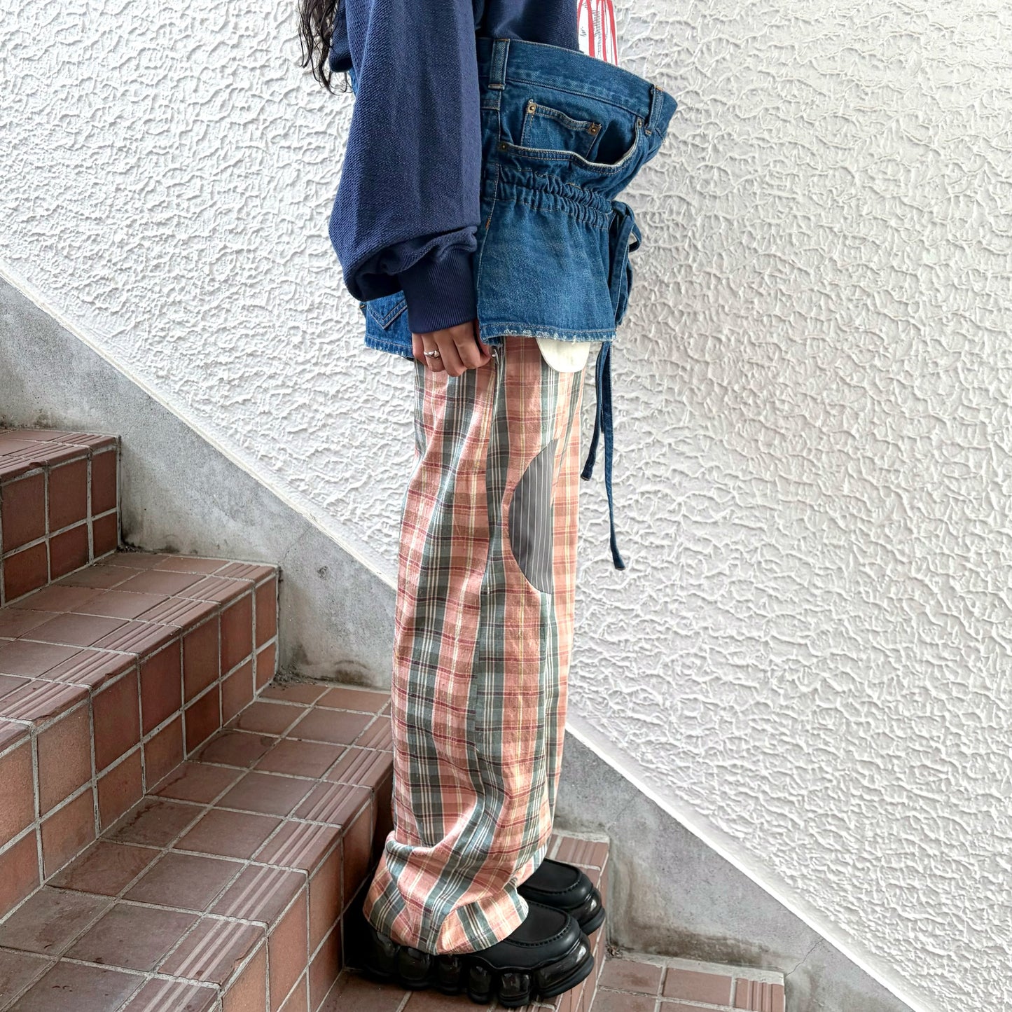 MINI DENIM SKIRT / BLUE / ミニデニムスカート
