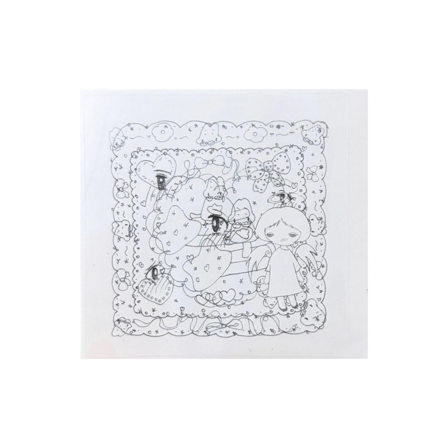 collaboration sticker / mimichan&Haesun Lee / ステッカー