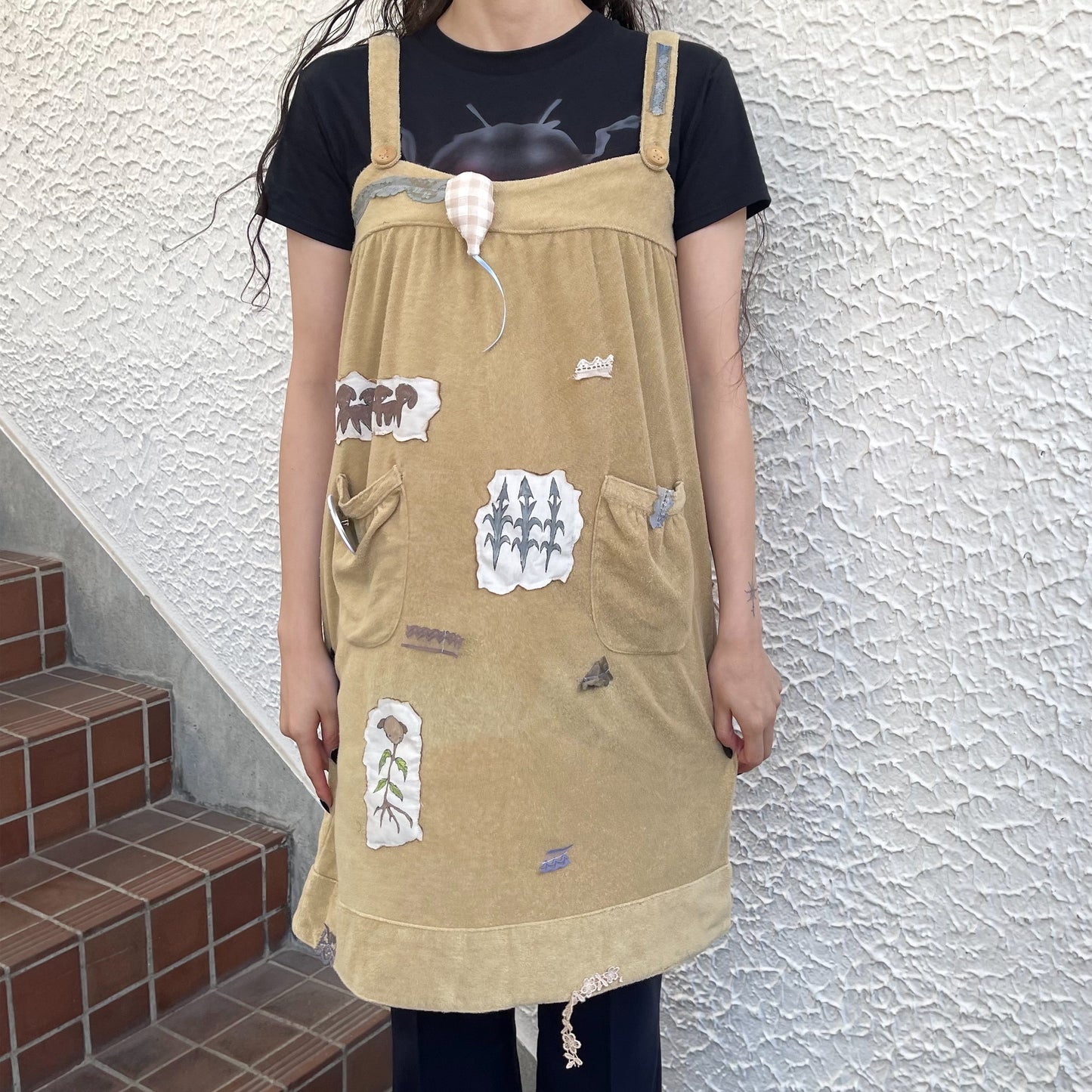 【trust teji 】Towel dress+ / Beige / タオルドレス
