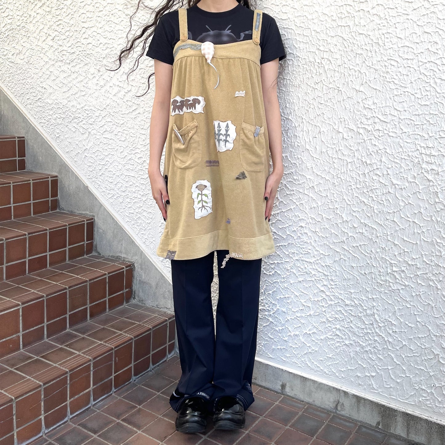 【trust teji 】Towel dress+ / Beige / タオルドレス