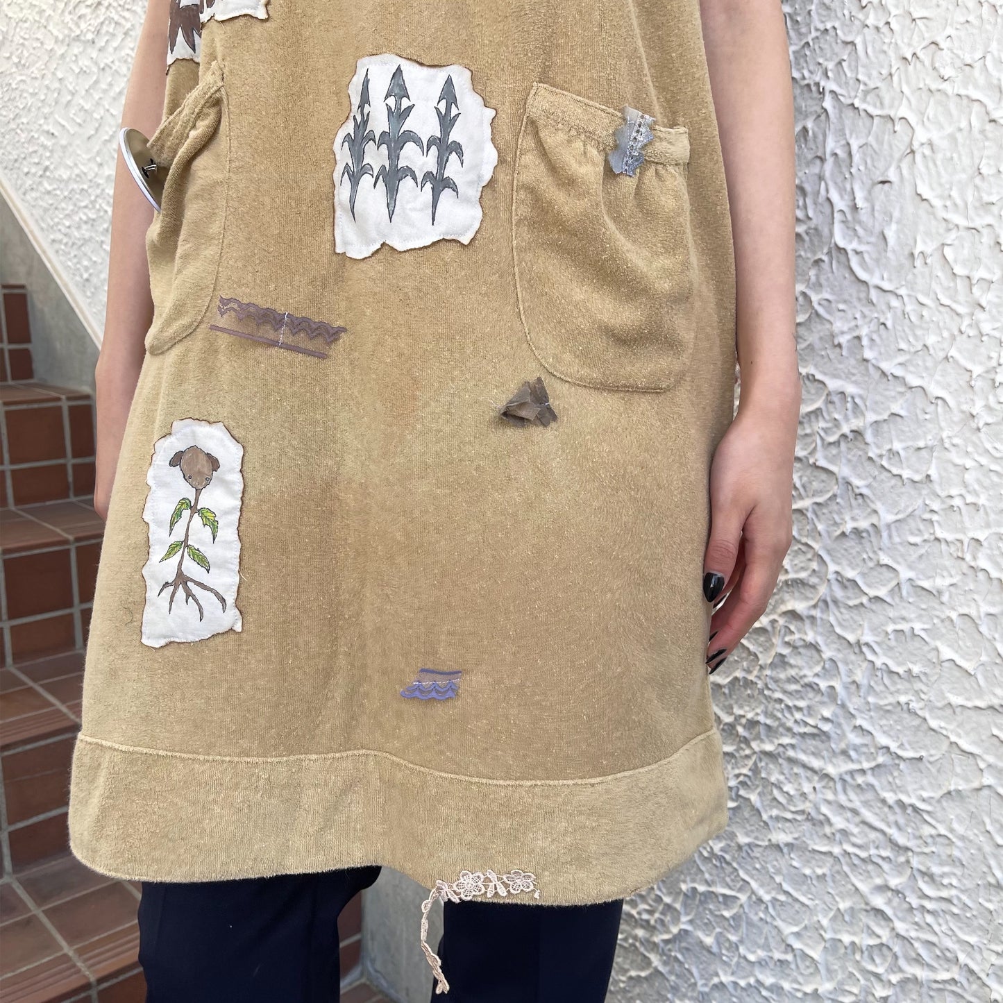 【trust teji 】Towel dress+ / Beige / タオルドレス