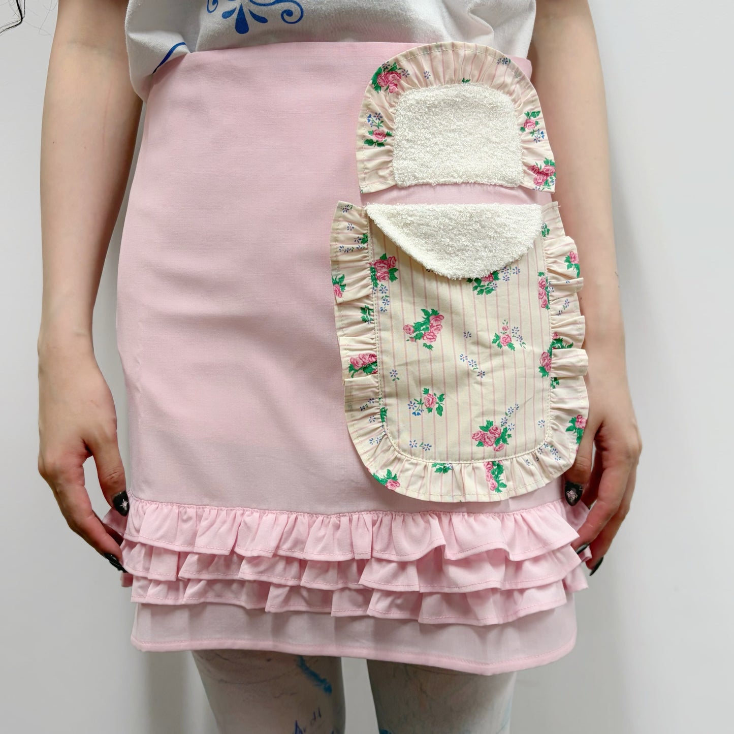 zZZ SKIRT / PINK / フリルスカート