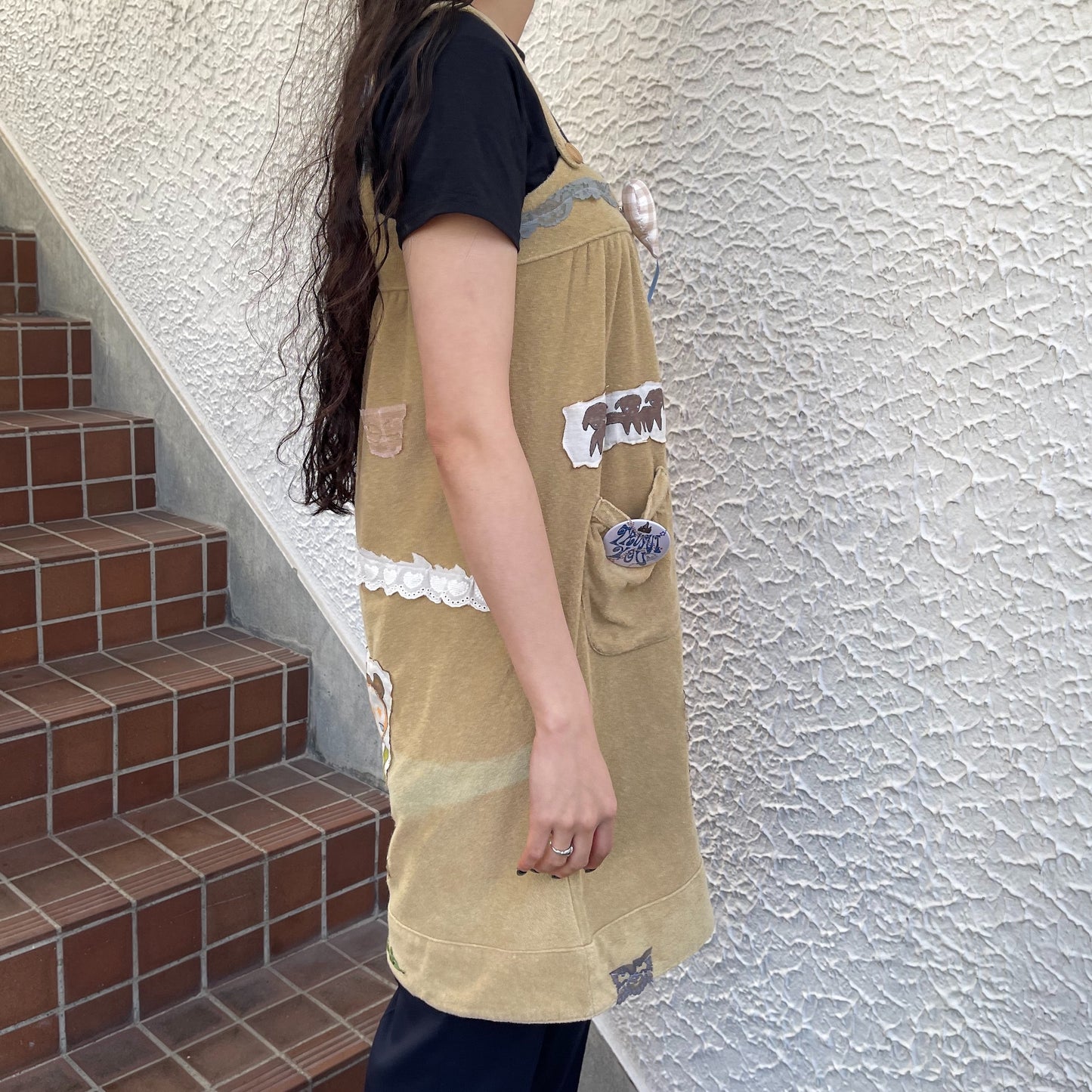 【trust teji 】Towel dress+ / Beige / タオルドレス