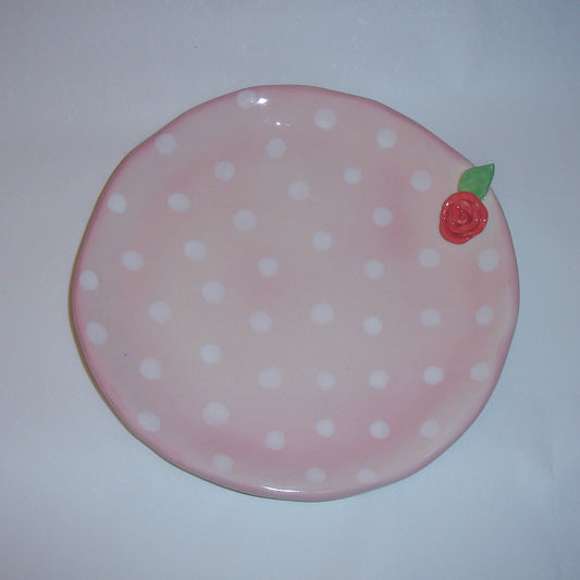 Rose dots tray / ローズドットトレー
