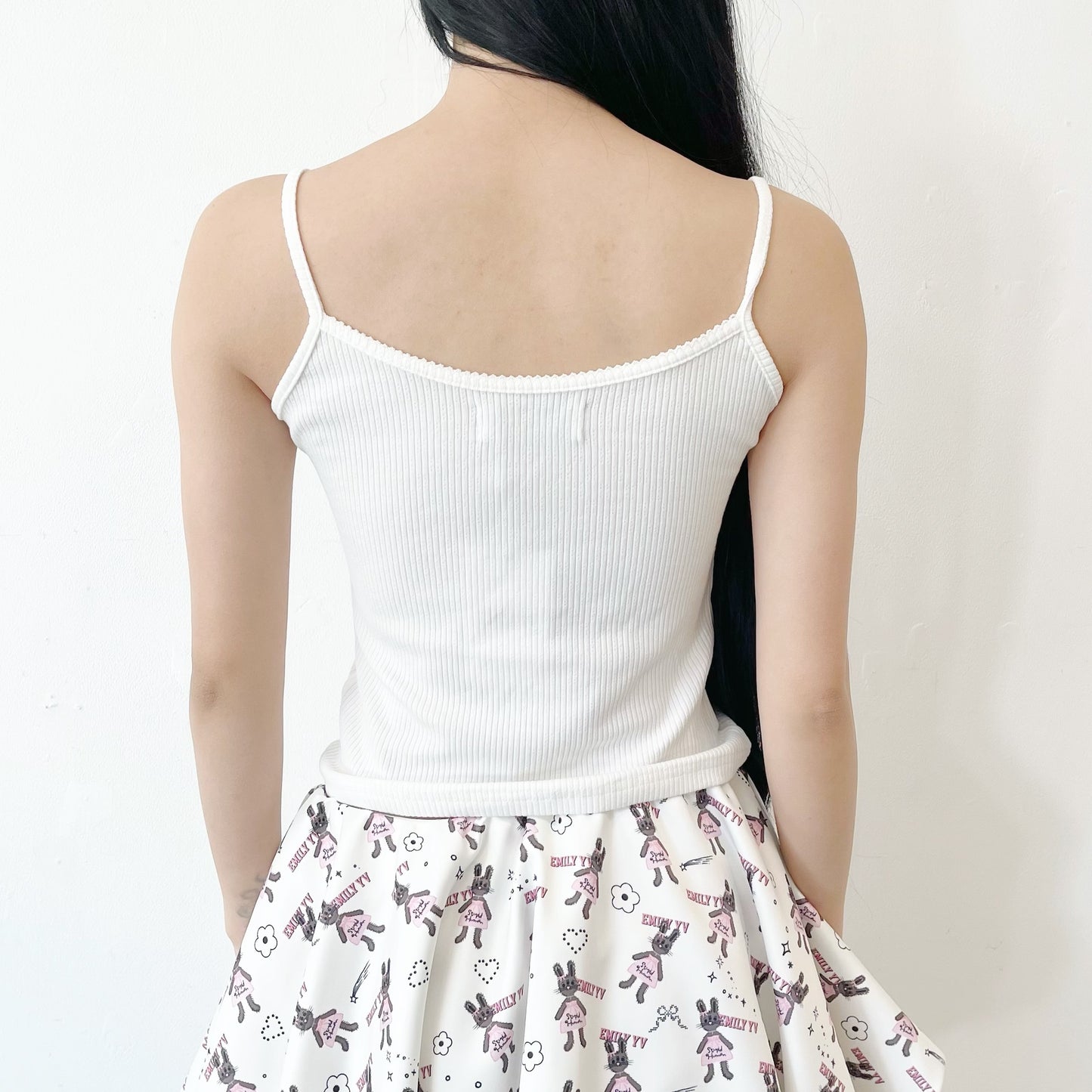 Chidren's songs camisole / White / プリントキャミソール