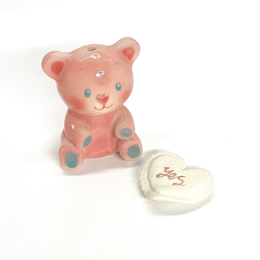 Yes pink bear incense holder / くまのお香立て