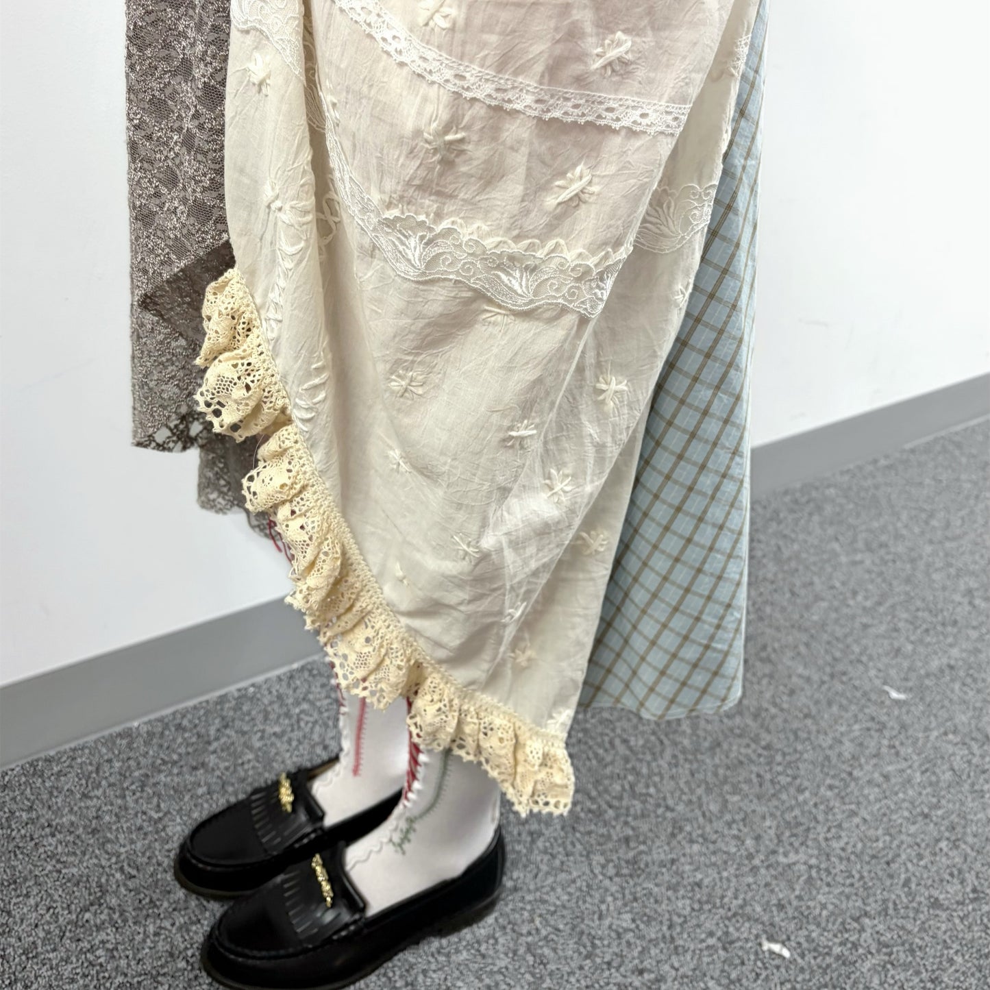 C skirt summer / B / パッチワークスカート