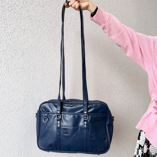 ABANDONED SCHOOL BAG / NAVY / ショルダースクールバッグ