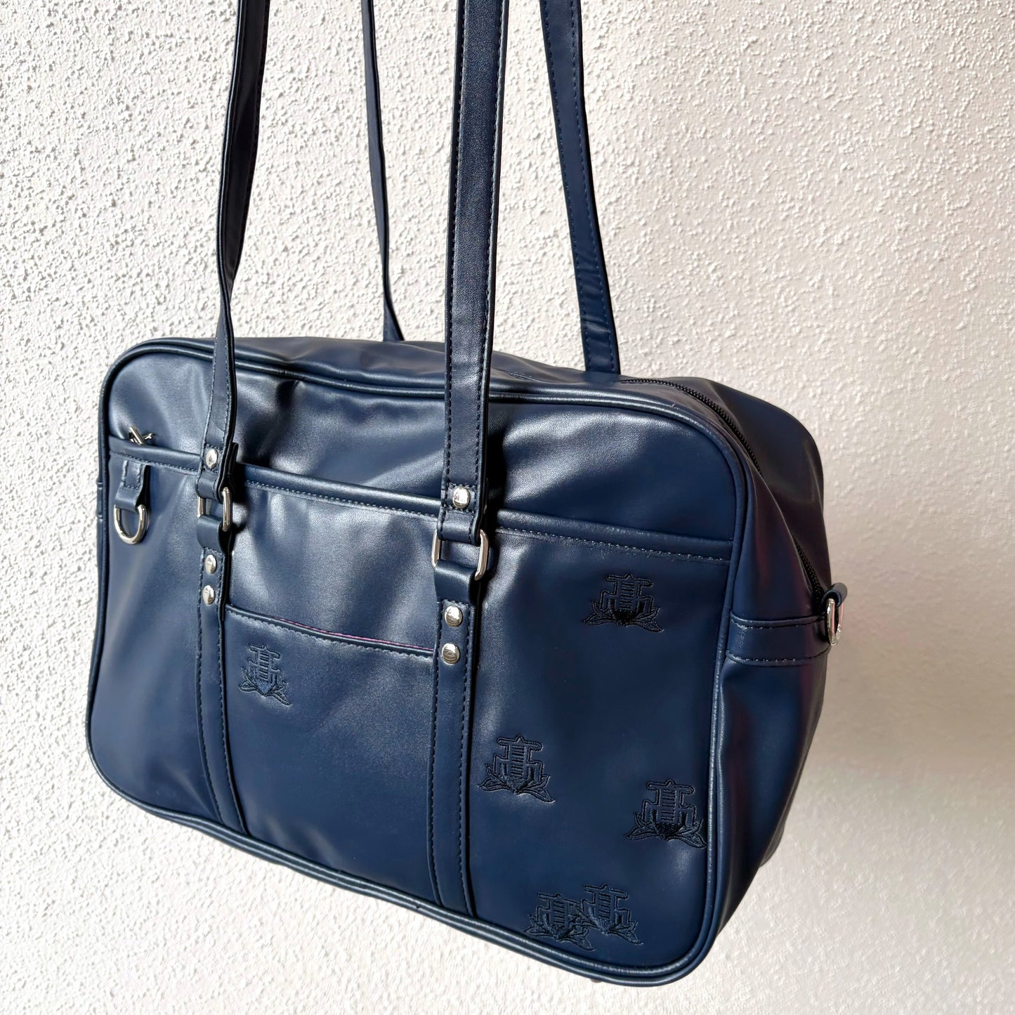 ABANDONED SCHOOL BAG / NAVY / ショルダースクールバッグ