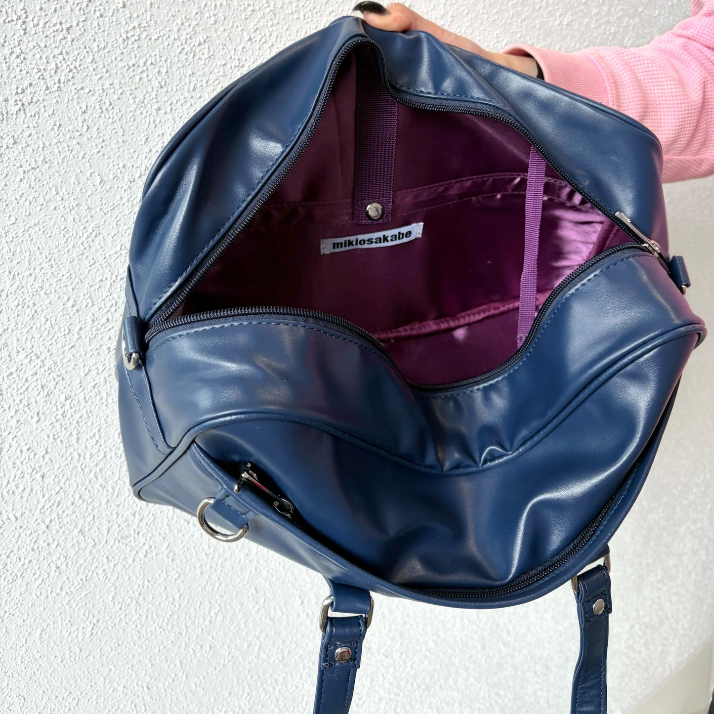 ABANDONED SCHOOL BAG / NAVY / ショルダースクールバッグ