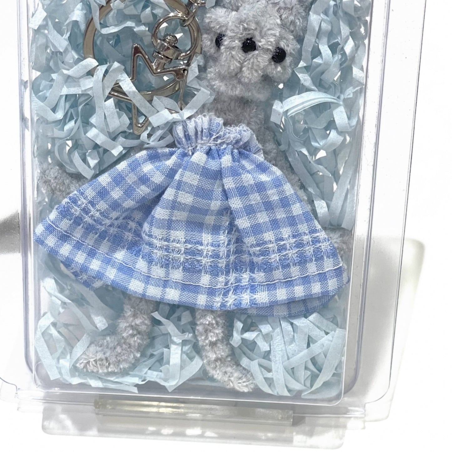 Little bunnies key ring / Gray / リトルバニーキーリング