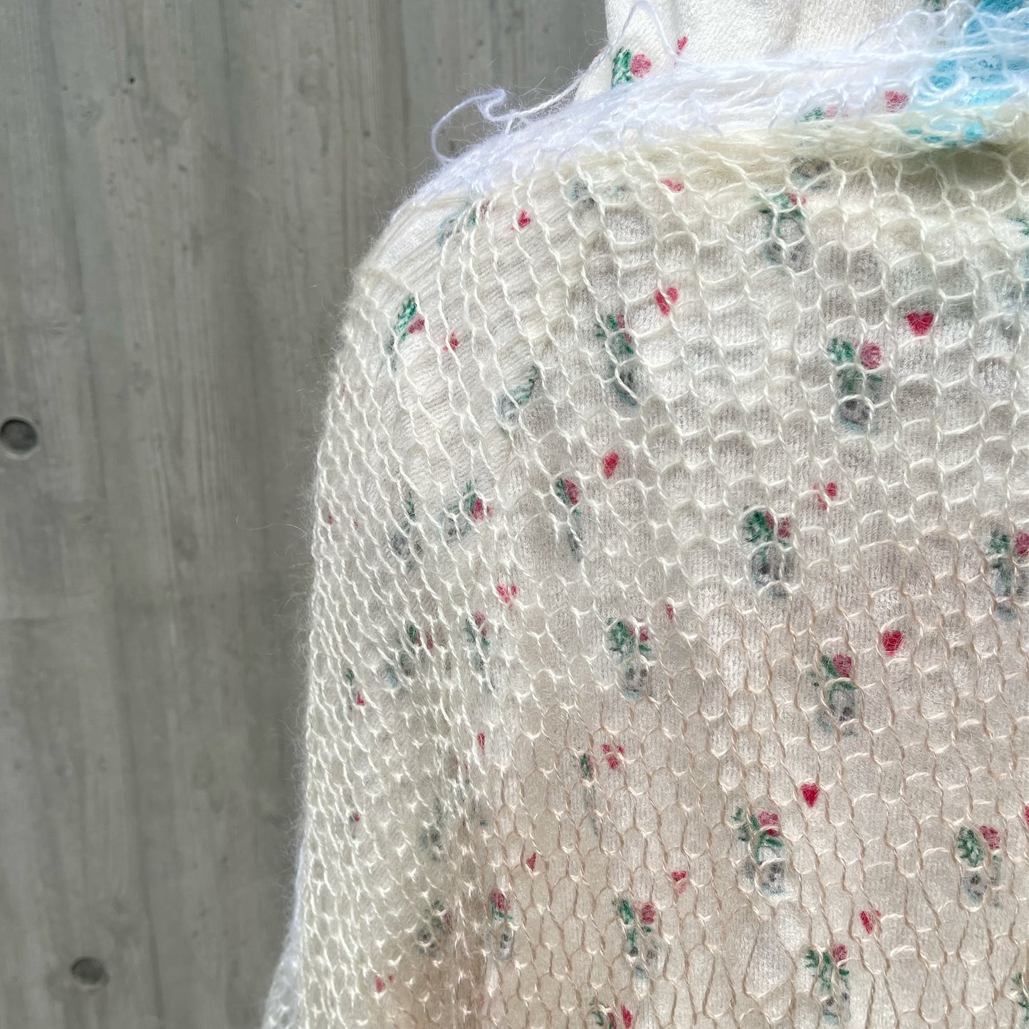Heart break mohair jumper / White / ハートブレイクモヘアニットジャンパー