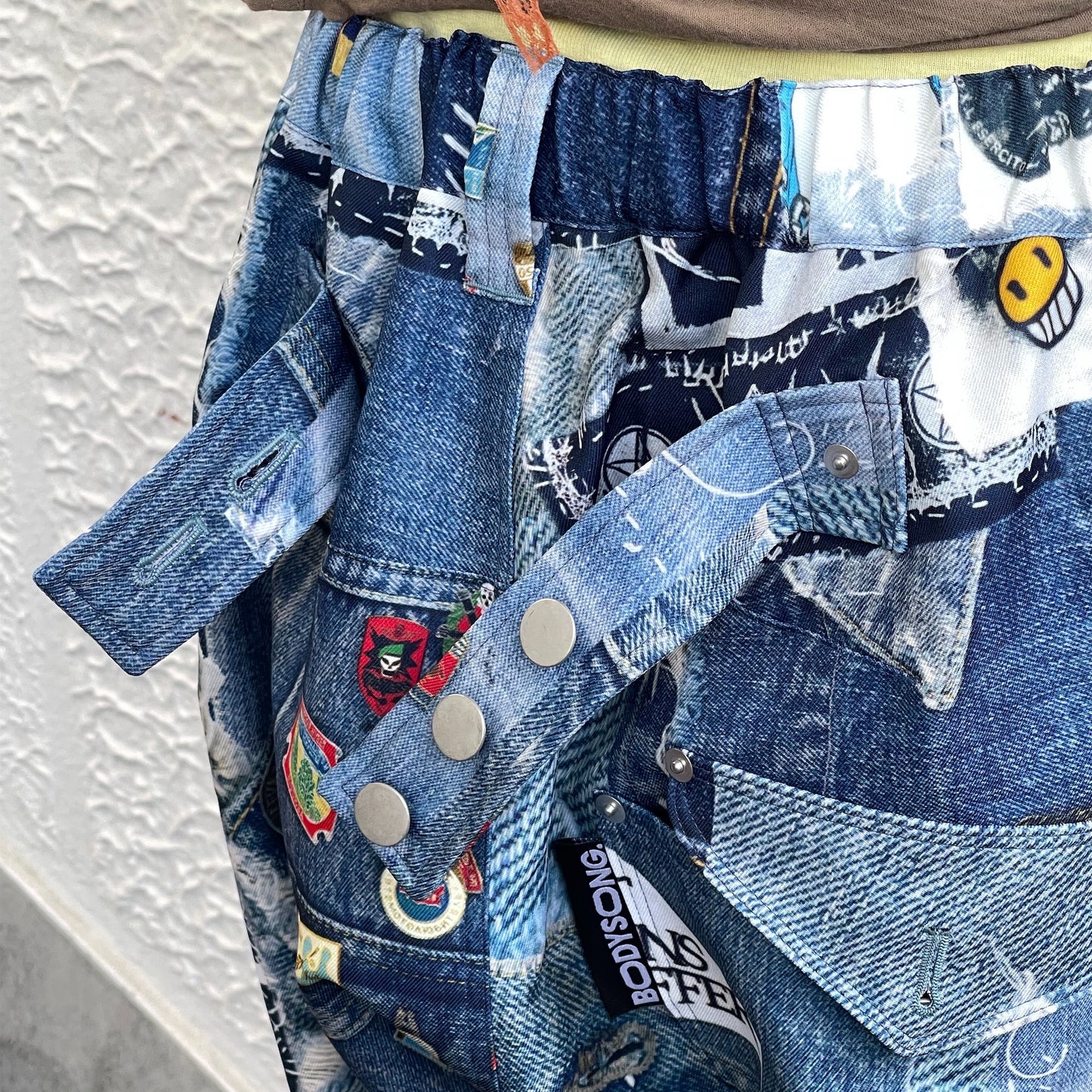 3D CUT TROUSERS TROMPE L'OEIL JUV