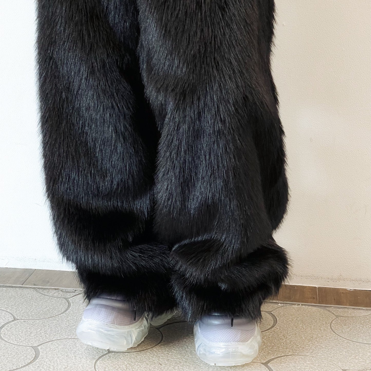 FAUX-FUR DEVIL PANTS / BLACK / フェイクファーパンツ | シープ / SHEEP | KIDILL