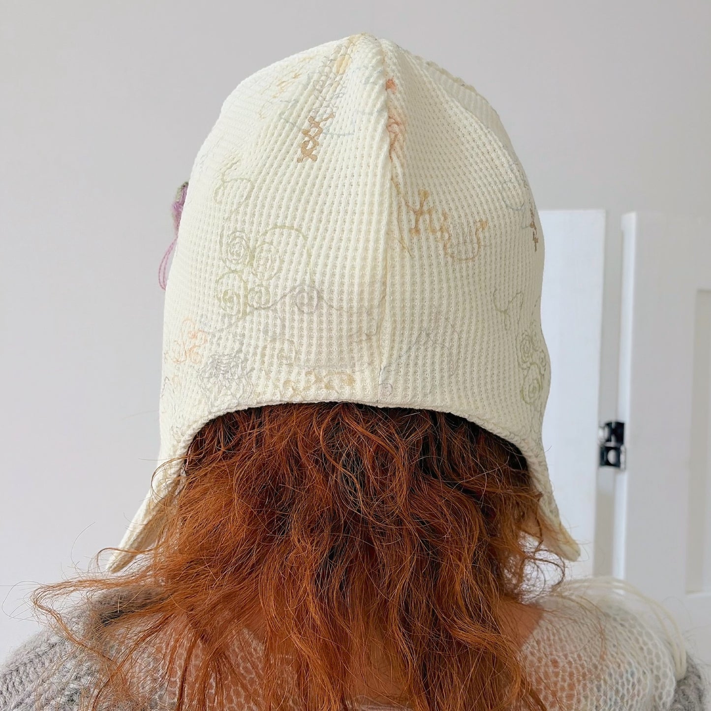 【Collabolation with Lee Haesun】Haesun cap / Ivory / フライトキャップ