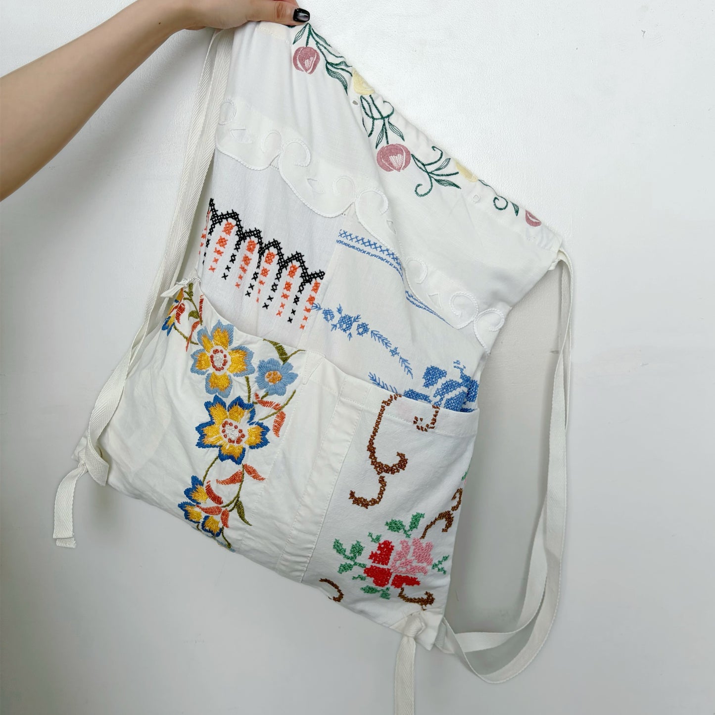 TABLECLOTH drawstring backpack / テーブルクロスバックパック