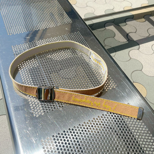 cork belt / yellow / コルクベルト