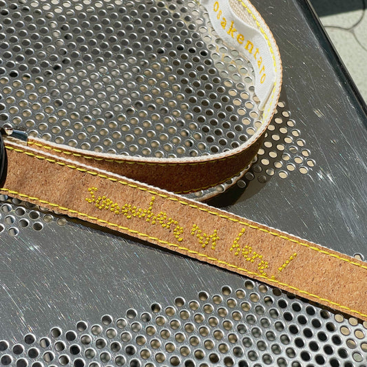 cork belt / yellow / コルクベルト