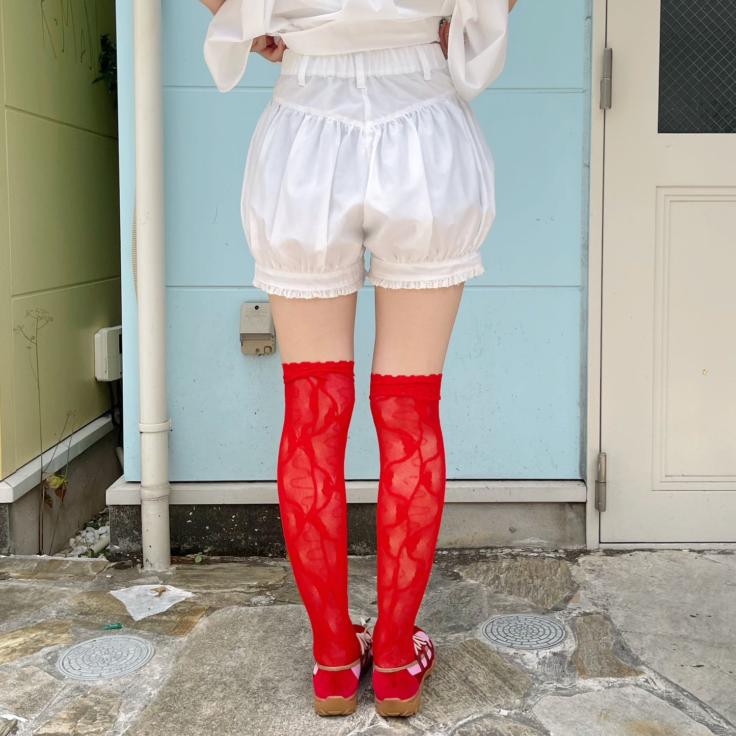 【SHEEP LIMITED】lace pants / WHITE / レースパンツ