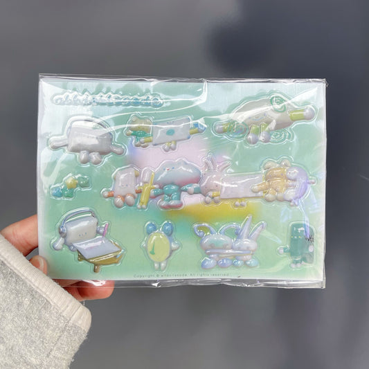 【alldollscode】Bubble epoxy sticker / ステッカー