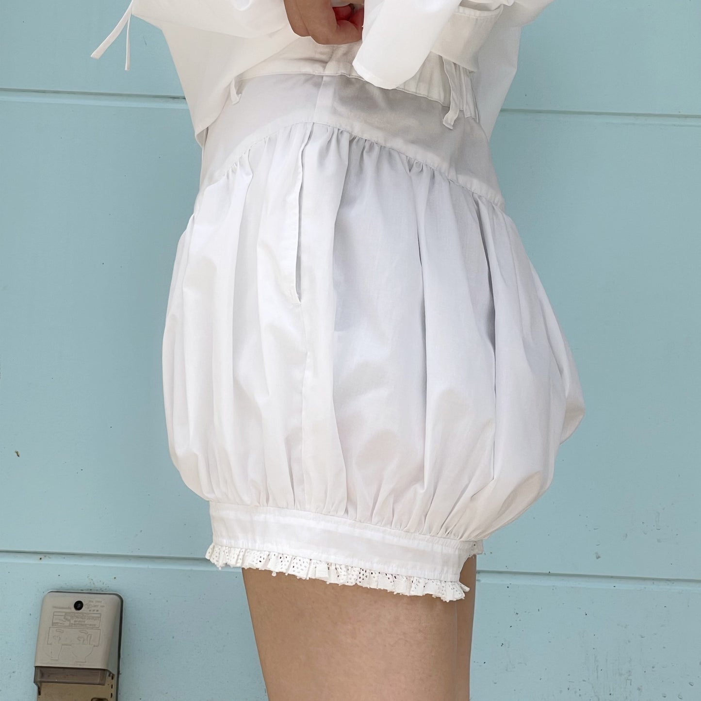 【SHEEP LIMITED】lace pants / WHITE / レースパンツ