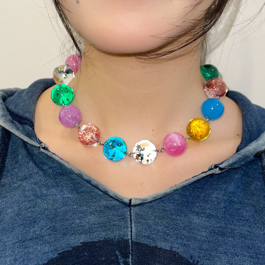 Bouncy Ball Necklace / ビーズネックレス