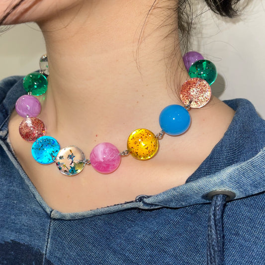 Bouncy Ball Necklace / ビーズネックレス