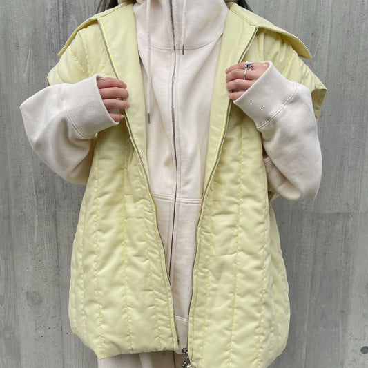 Padded snoop vest / YELLOW / パデットベスト