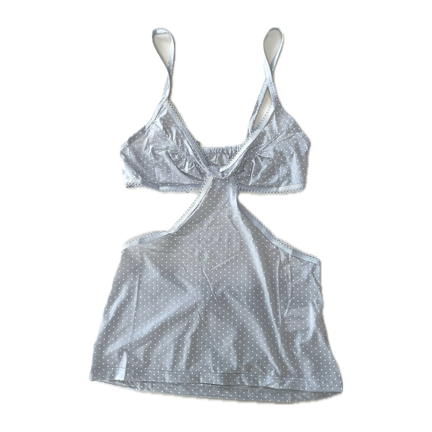 [fa.er.ie] pin dot lingerie camisole / grey / ピンドットキャミソール