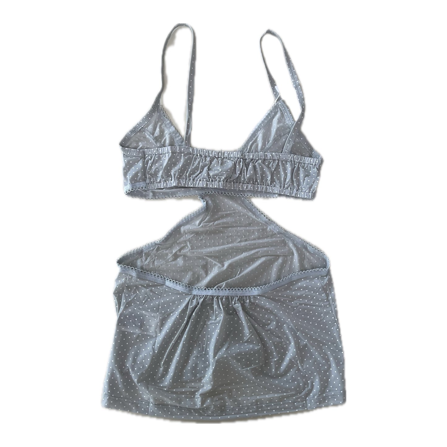 [fa.er.ie] pin dot lingerie camisole / grey / ピンドットキャミソール