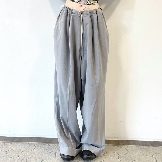 BYRNE TROUSERS / GRAY / オーバーサイズトラウザーズ