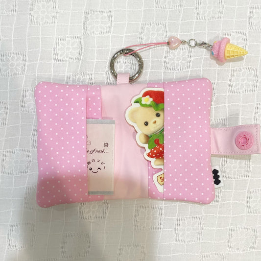 【SHEEP LIMITED】Lucky Card Book / baby pink / カードケース