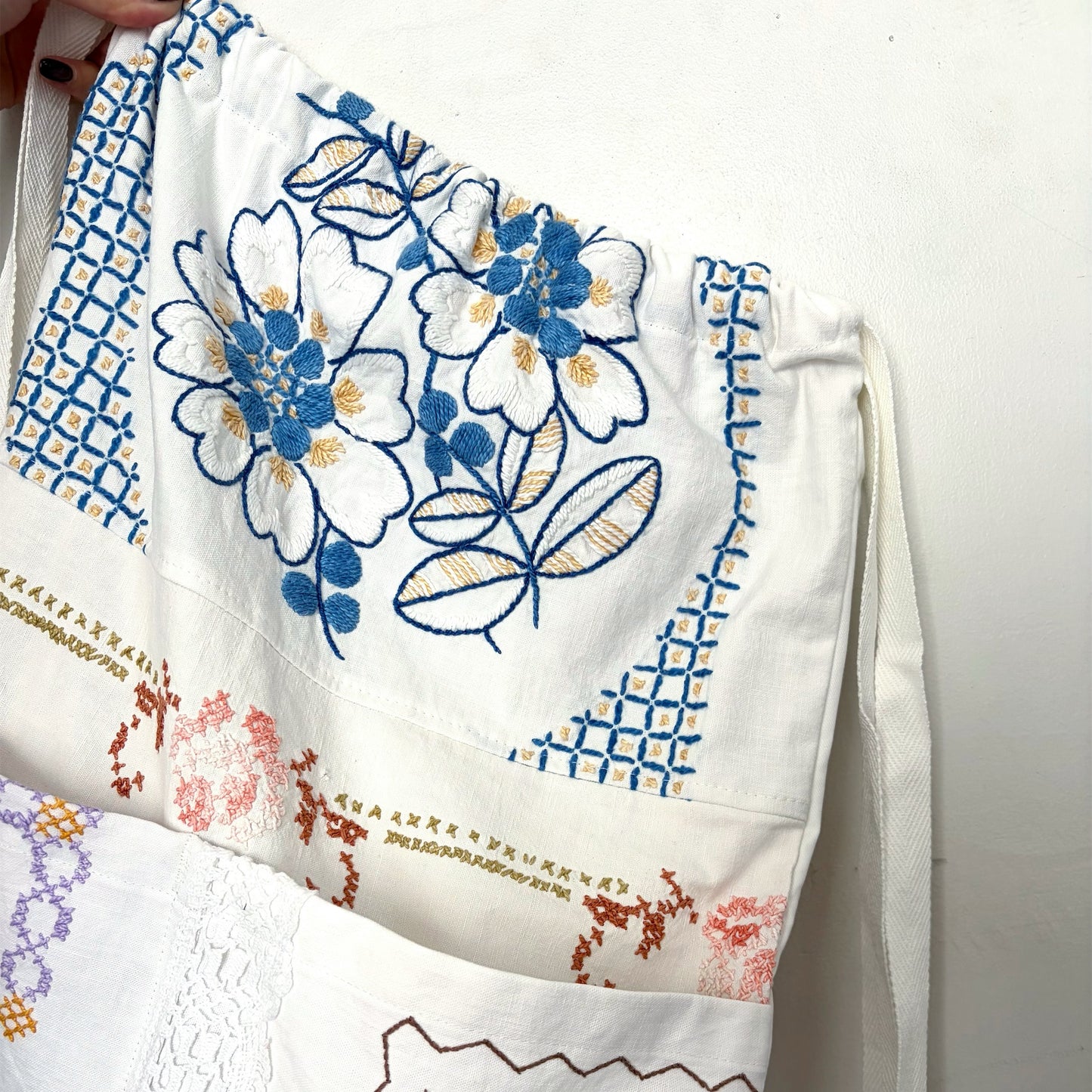 TABLECLOTH drawstring backpack / テーブルクロスバックパック