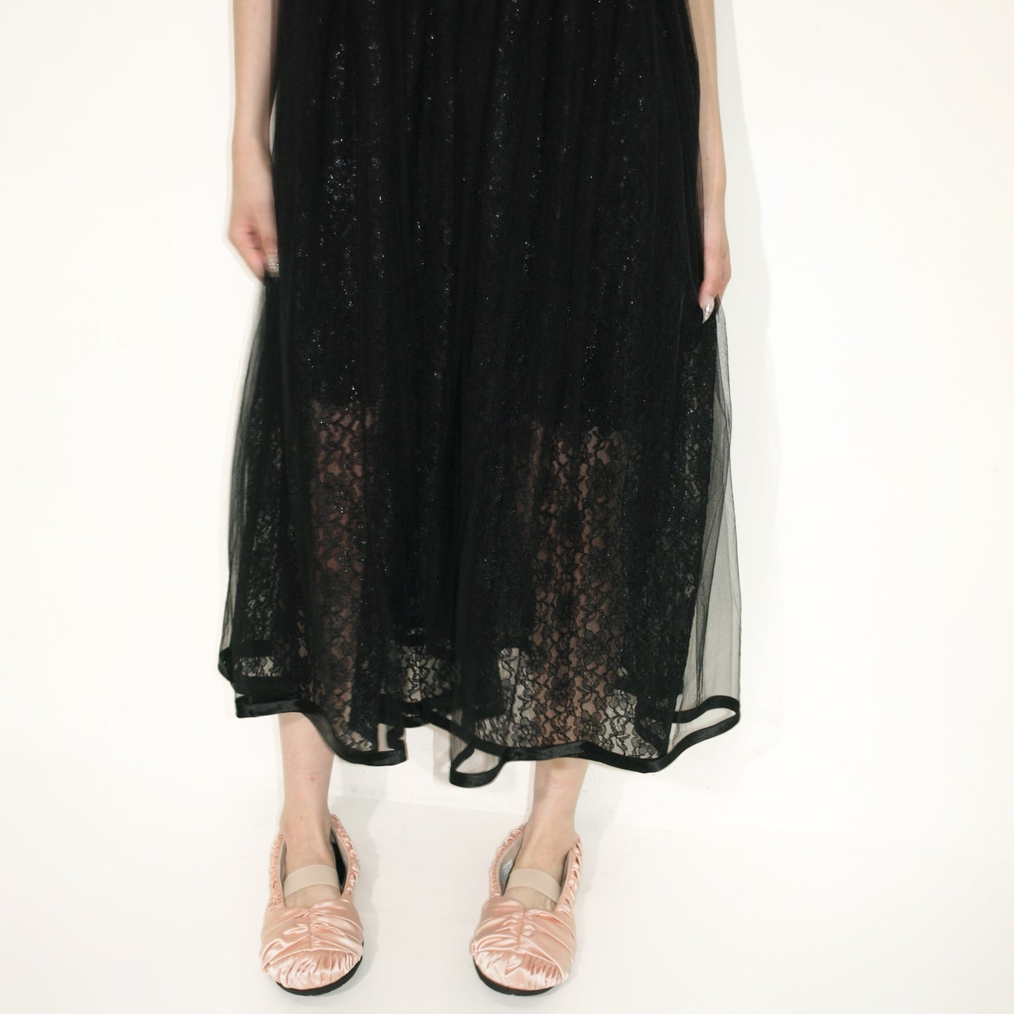 Lace dress / Black / レースドレス