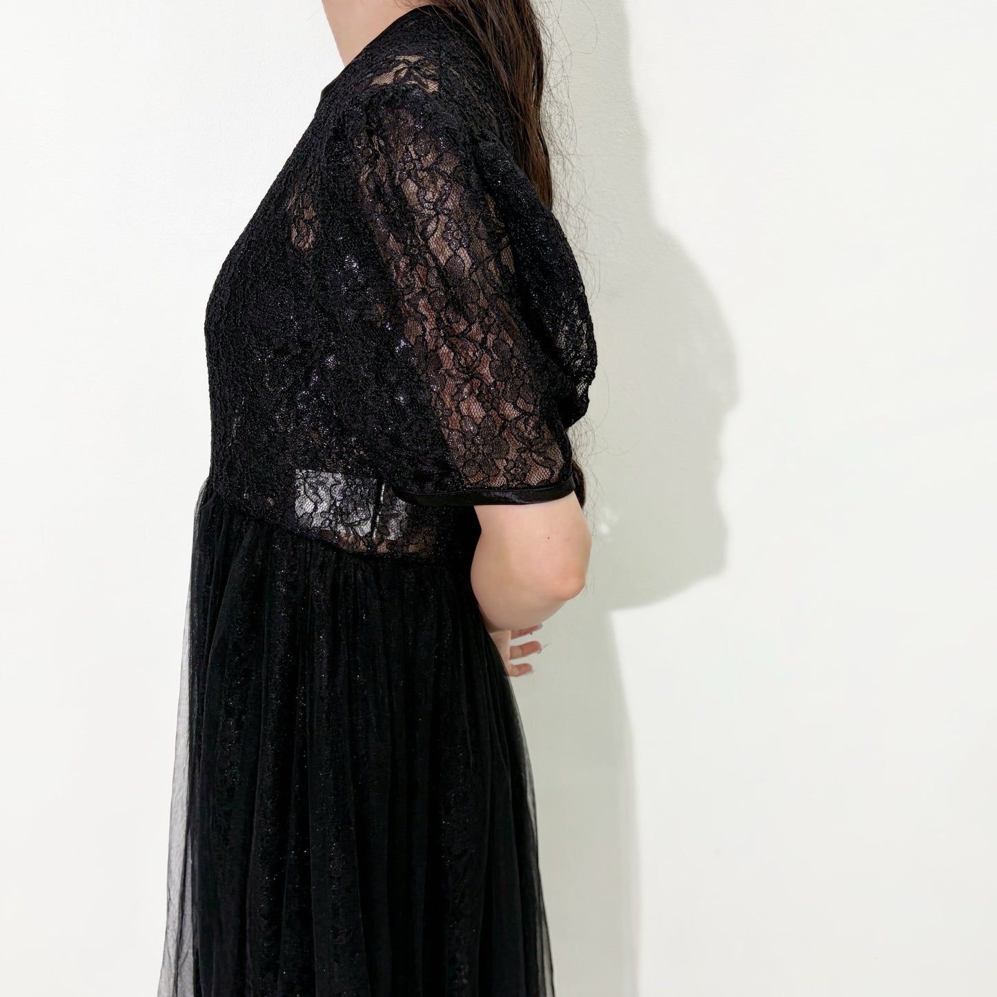 Lace dress / Black / レースドレス