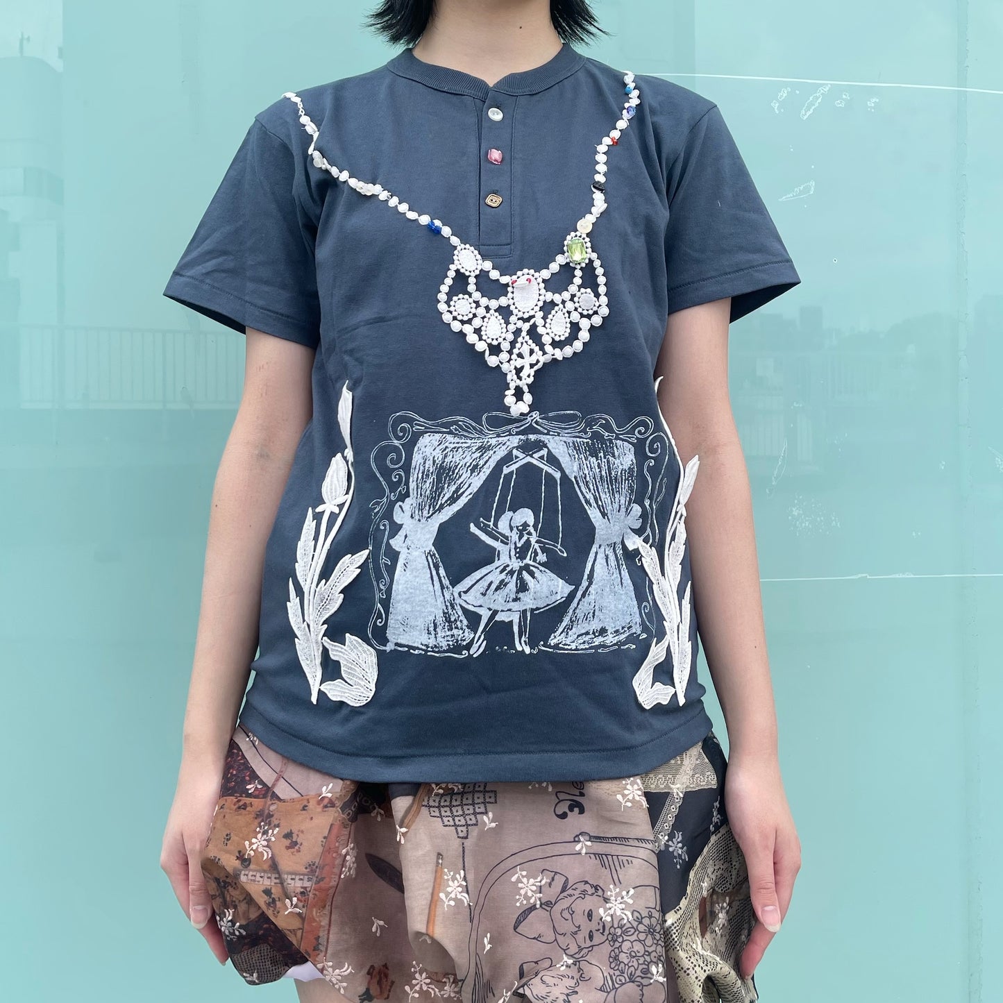 Stage Tshirt / Navy / グラフィックTシャツ