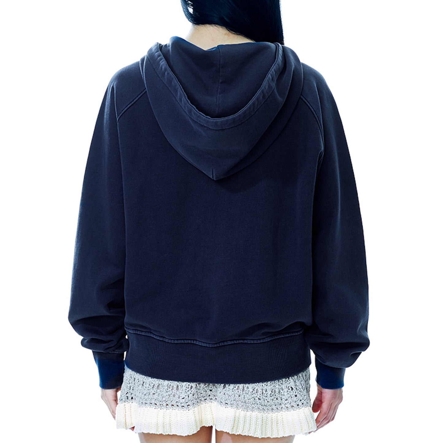 VINTAGE TAPE HOOD ZIP UP / NAVY / キャラクターフードジップアップ