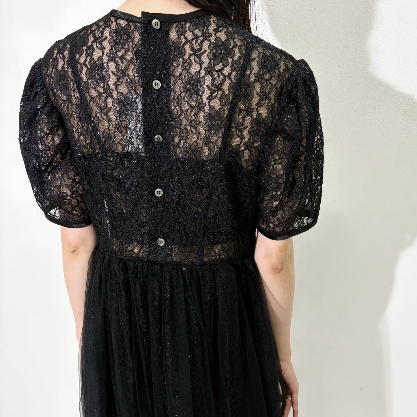 Lace dress / Black / レースドレス