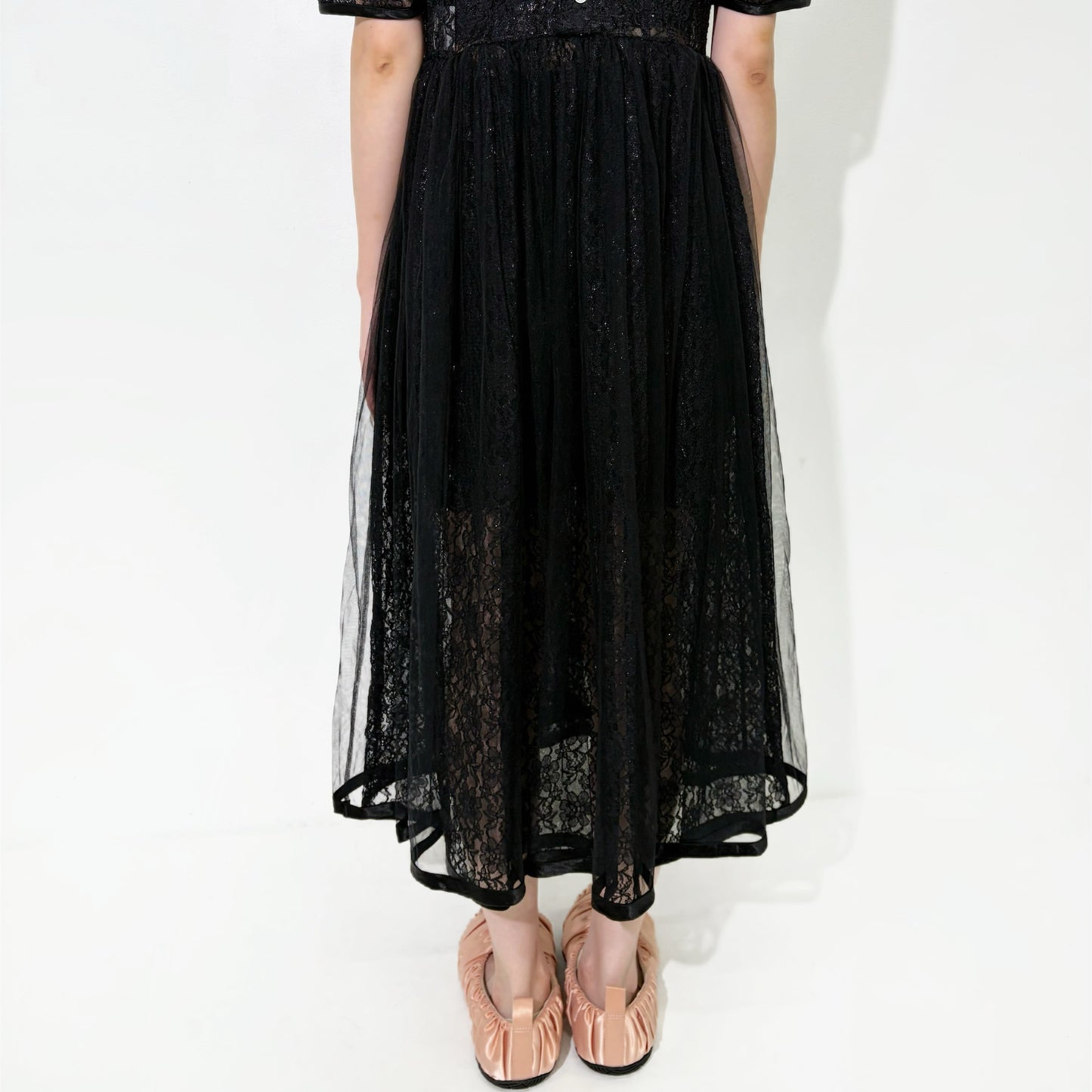 Lace dress / Black / レースドレス