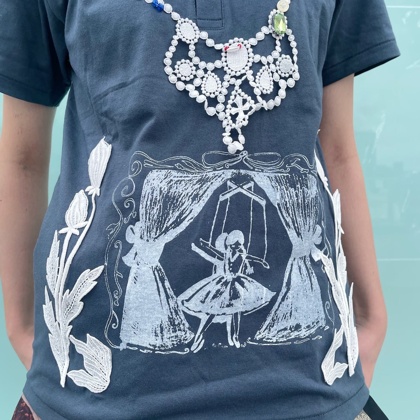 Stage Tshirt / Navy / グラフィックTシャツ