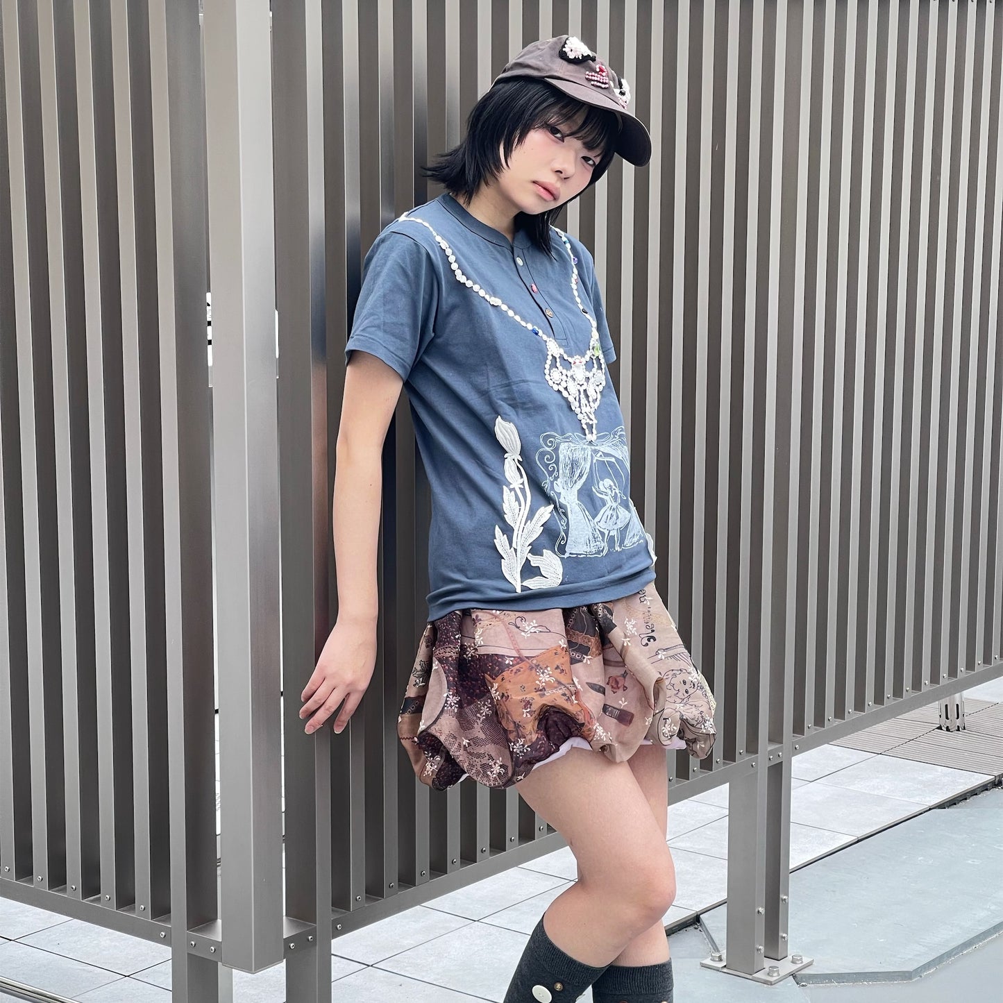 Stage Tshirt / Navy / グラフィックTシャツ
