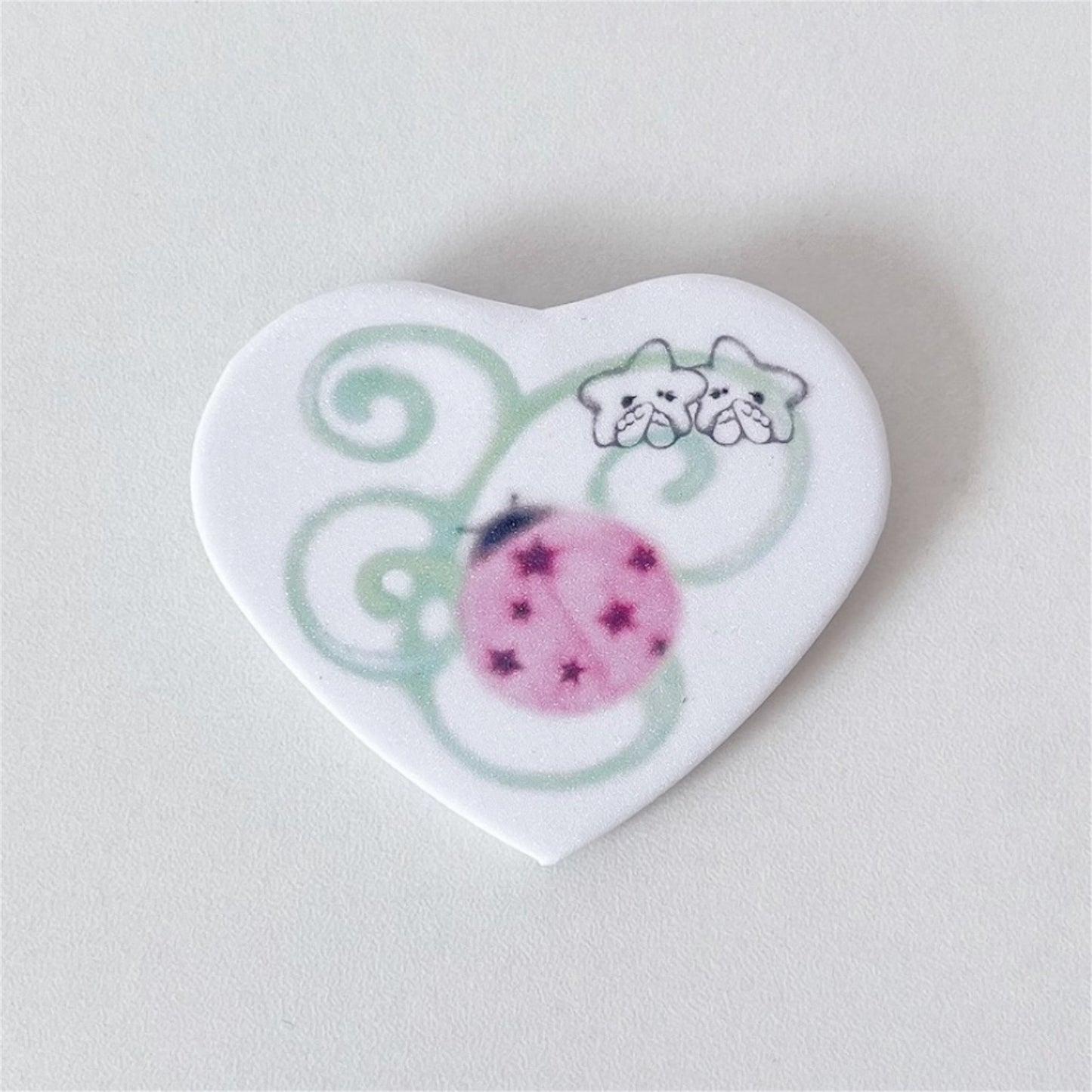 【lizilin】lucky heart pin / バッジ