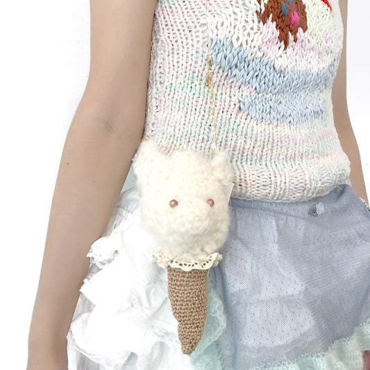 クマアイスクリームネックレス / kuma ice cream necklace