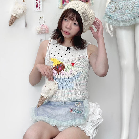 クマアイスクリームネックレス / kuma ice cream necklace