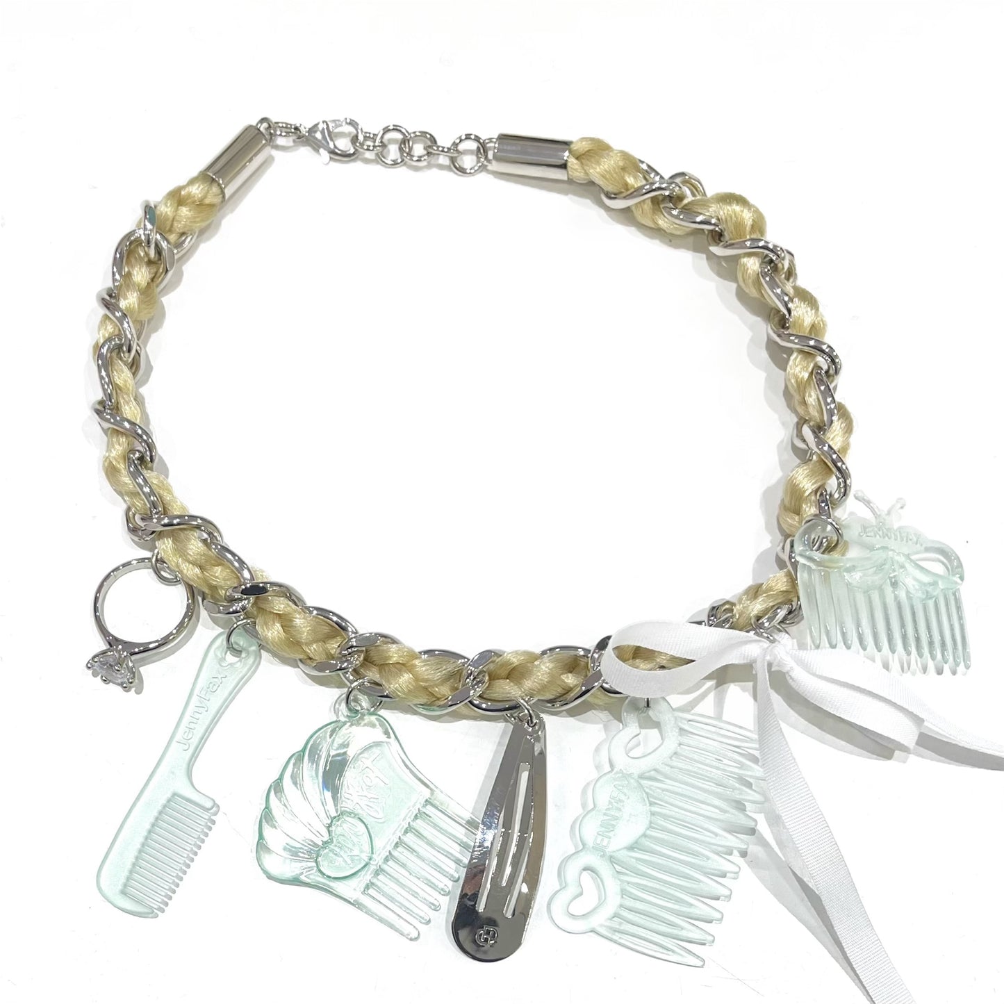 アクセサリー Hiroshi HAIRD NECKLACE / MINT / D'heygereコラボレーションネックレス