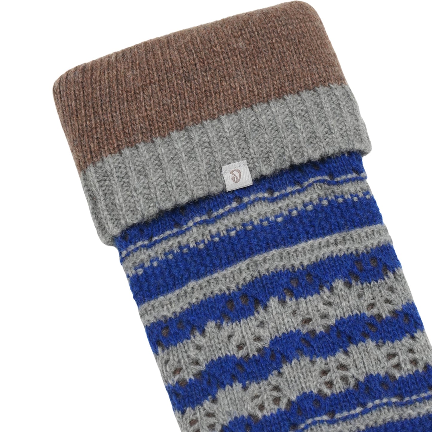 STRIPED MORI KNEE SOCKS / MELANGE GREY / ストライプソックス